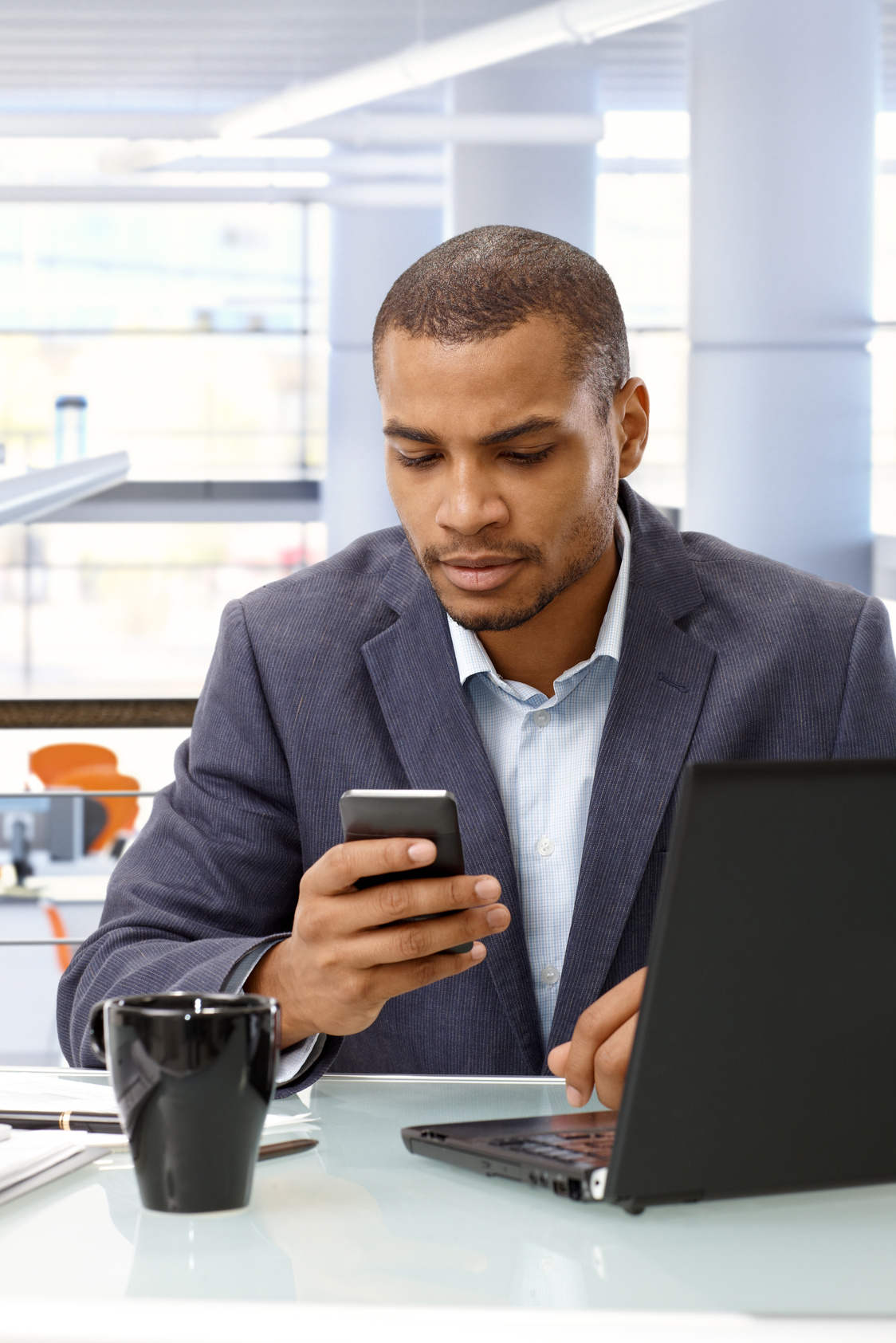 Afro American Businessman 